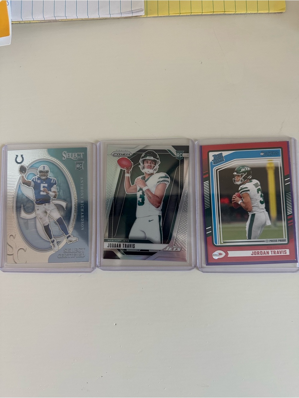 Jordan Travis Rookie Card Lot - Green & White

Anthony Richardson rookie card